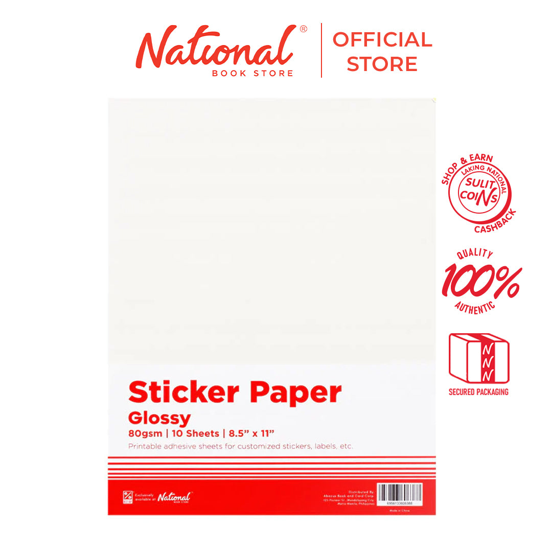 Best Buy Glossy Sticker Paper 10's Hp-230110-1 80gsm Short