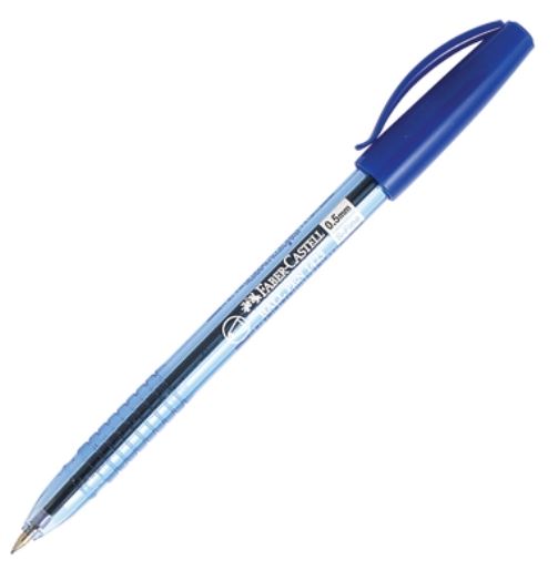 FABER CASTELL BALLPOINT STICK BLUE 0.5MM