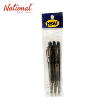 HBW Matrix Ballpoint Pen Retractable Og-5 3's Black