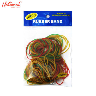 Arco Rubberband Round 75grams Assorted Color
