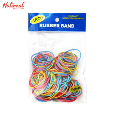 Arco Rubberband Round 75grams Assorted Colors
