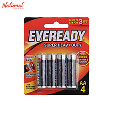Eveready Battery AA 1215bp4 Black 4's
