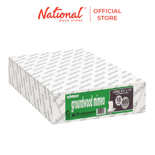 Advance Mimeo Paper Groundwood S  SUB18 480's