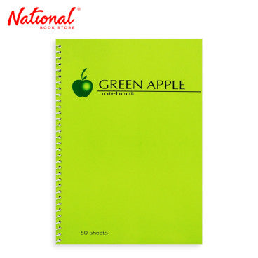 Green Apple Spiral Notebook G0650 6 x 8.5 in 50 Sheets