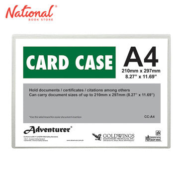 Adventurer Document Card Case CC-A4 A4 Plastic Soft