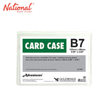 Adventurer Document Card Case CC-B7 B7 Plastic Soft