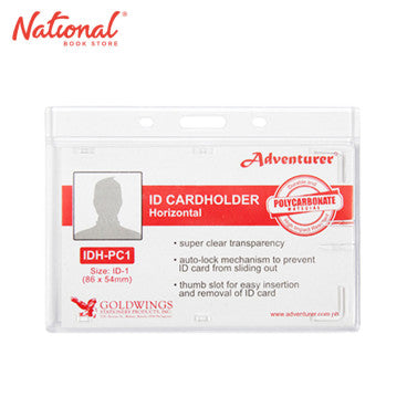 Adventurer Id Protector IDH PC1 65x91mm Vertical Clear Acrylic