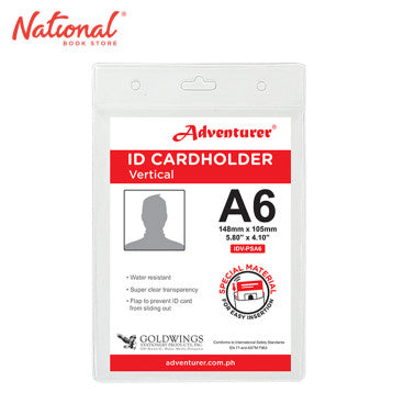 Adventurer Id Jacket IDV-PSA6 148x105mm/182x120mm A6 Vertical