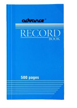 ADVANCE RECORD BOOK SMALL 500PP 13.5x21.5