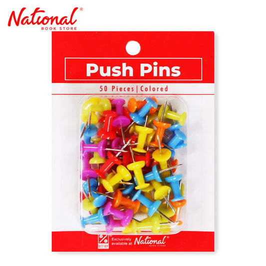 Best Buy Push Pin 50 Pieces Assorted Color