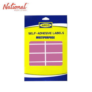 Arco Label Sticker C8505b 50x25mm 10s 6sheets Rectangular, Violet