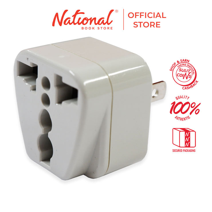 Travelmate Adapter White Universal Plug – Abacus Book and Card Corporation