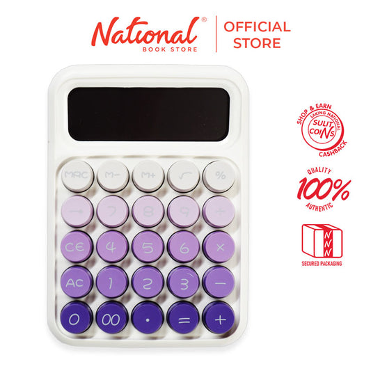 Simply a Desktop Calculator 3390a Purple 12 Digits Mechanical Keyboard