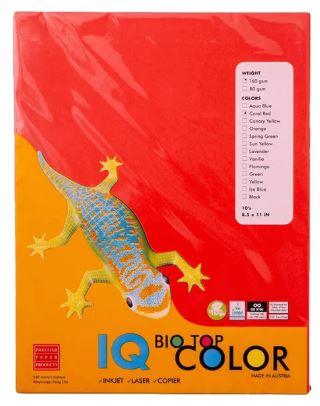 FINE BOARD BIOTOP S MIXED PASTEL 25S 160GSM 5CLRS